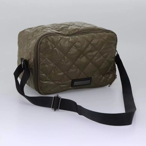BURBERRY Shoulder Bag Nylon Khaki Auth ti2658 - Picture 1 of 16